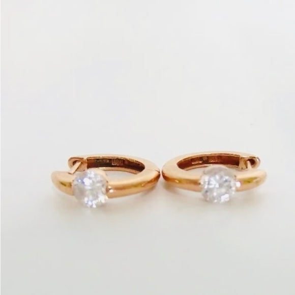 Courreges Crystal and Gold-Plated Earrings - Picture 3 of 8